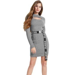 GUESS Charlize Belted Cut Out Dress sz S